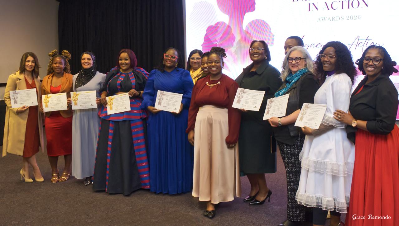 Photo of the winners, judges and Sister K at the Empowerment in Action Awards 2026